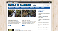 Desktop Screenshot of canyoning.camadeira.com